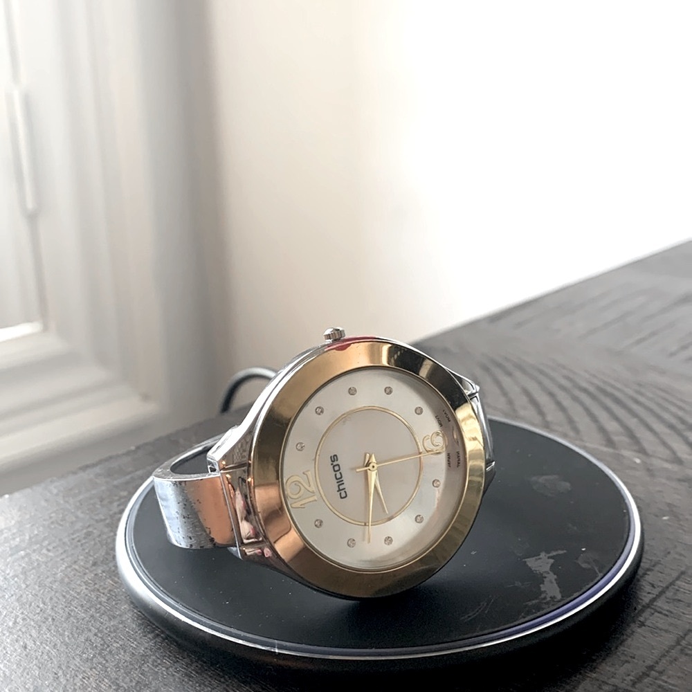 Two tone gold, silver Chico‘s watch💥